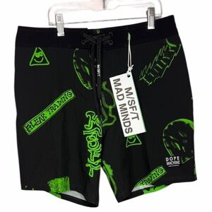 M/SF/T DOPE MACHINE 17" BOARDSHORT. SIZE 28